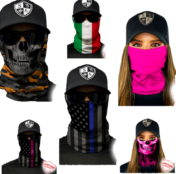 Face Shield Masks / Tubular Bandanas / Balaclavas