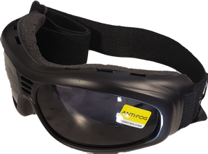 Touring 2 Rubber Rx Ready Goggles with Smoked Lenses