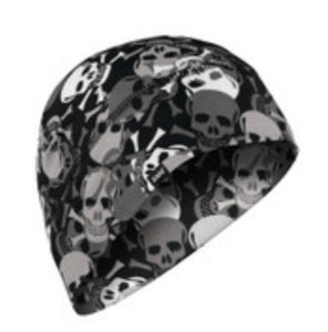 Sportflex All Over Skulls Helmet Liner / Beanie