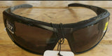 Crossover Matte Black Sunnglasses & Goggles with Smoked Lenses