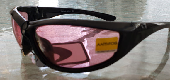 Charger ANSI Z87 Sunglasses with Rose Lense by Bobster