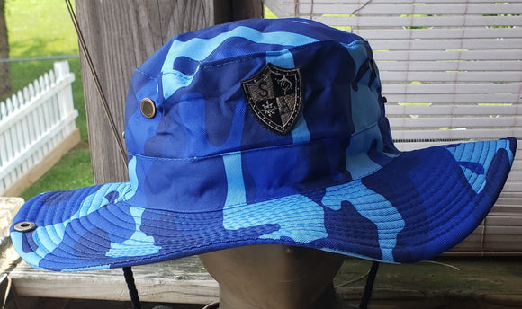 Aqua Blue Fishing Hat