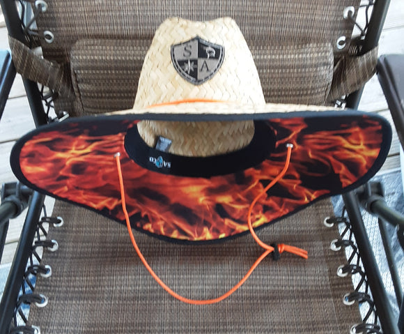 Heat Wave Wide Under Brim Straw Hat – hellZyeah headwear